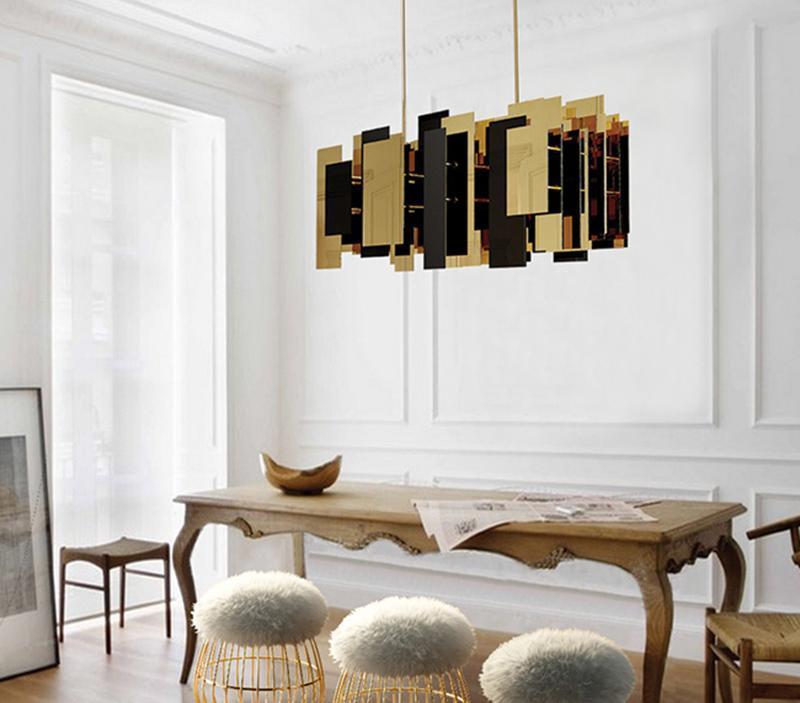 Luxurious Reflective Metal Chandelier - Image 4