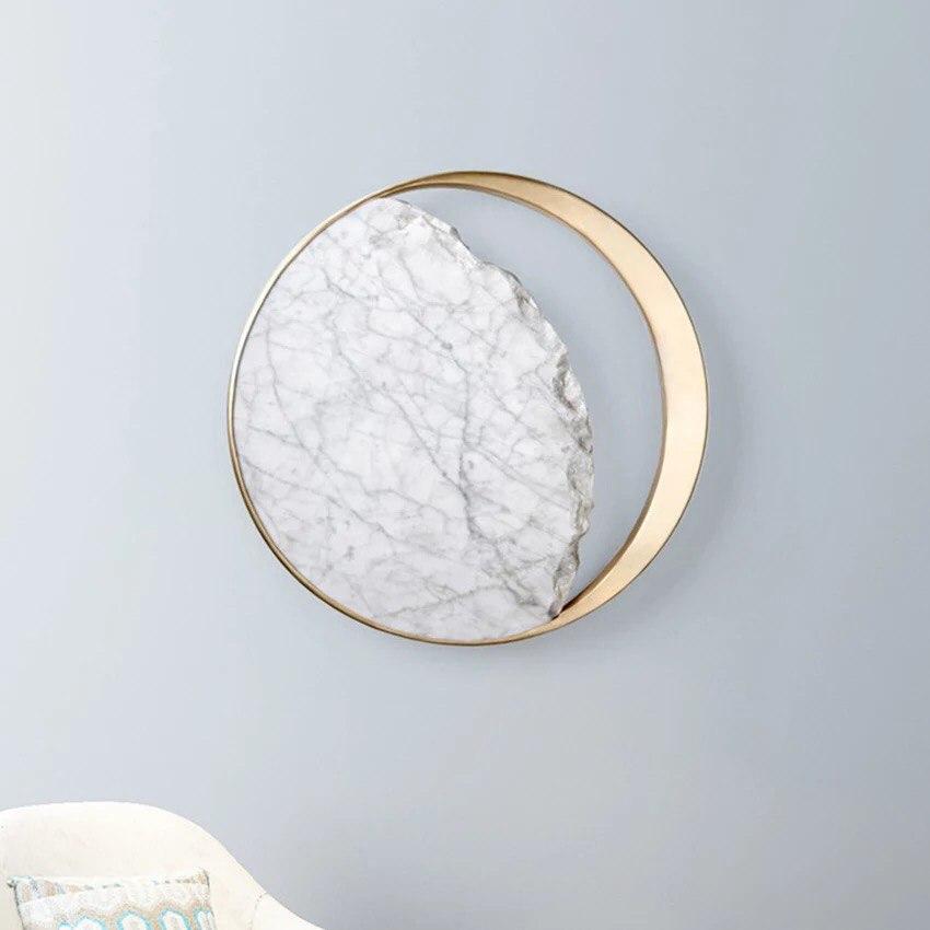 Round Marble Design Wall Lamp