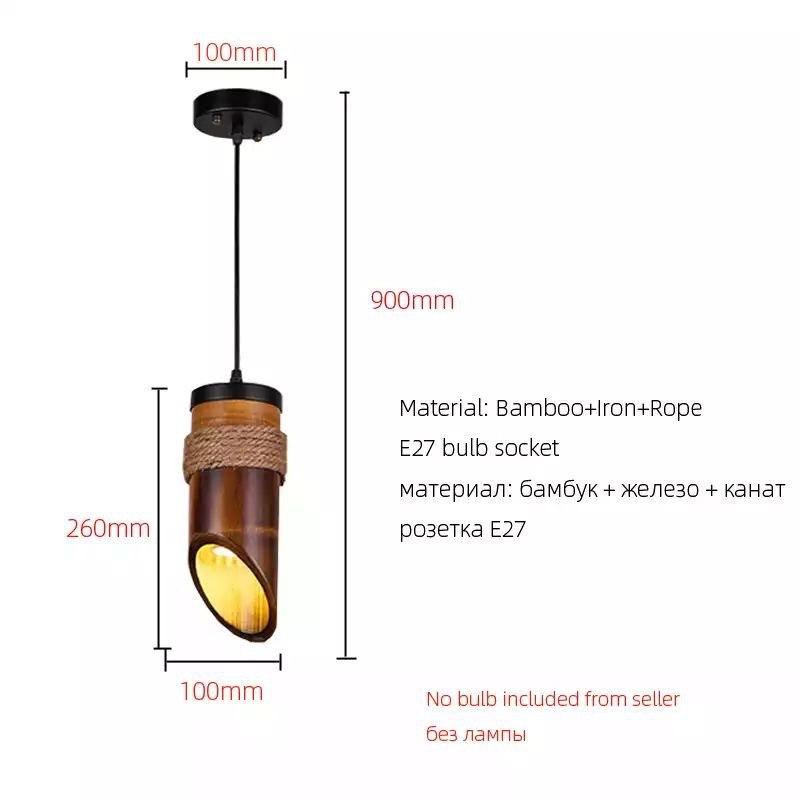 Creative Bamboo Design Drop Light - Image 5