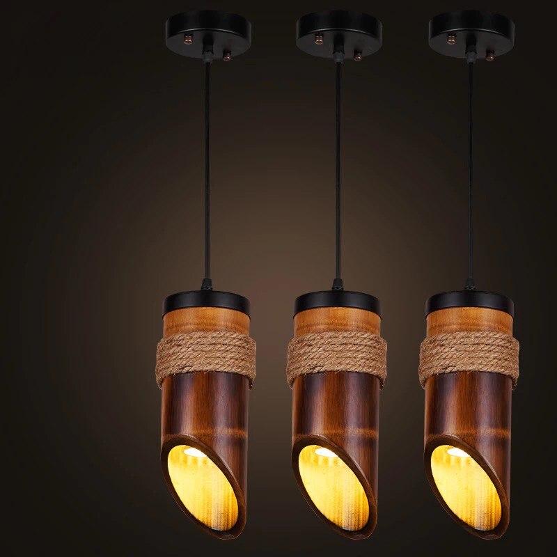 Creative Bamboo Design Drop Light
