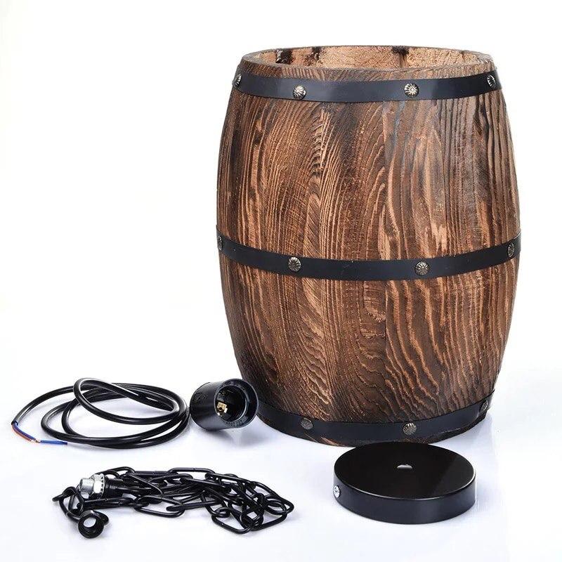 Vintage Solid wood Pendant Light - Image 4