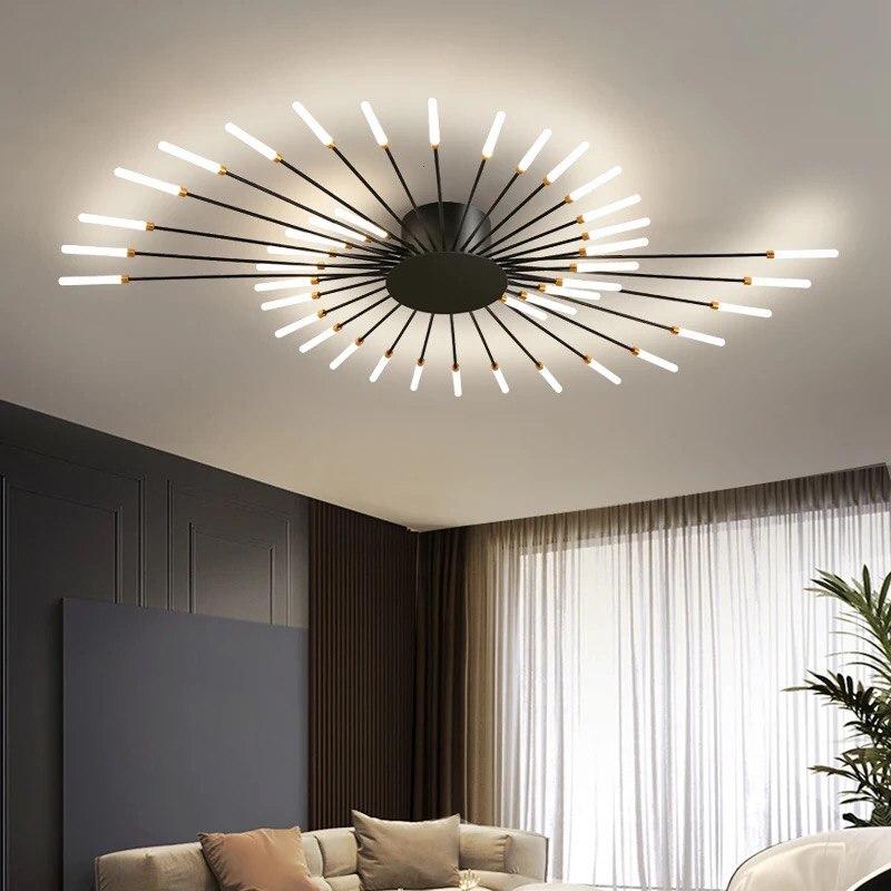 Creative Acrylic LED Flush Chandelier - Image 3