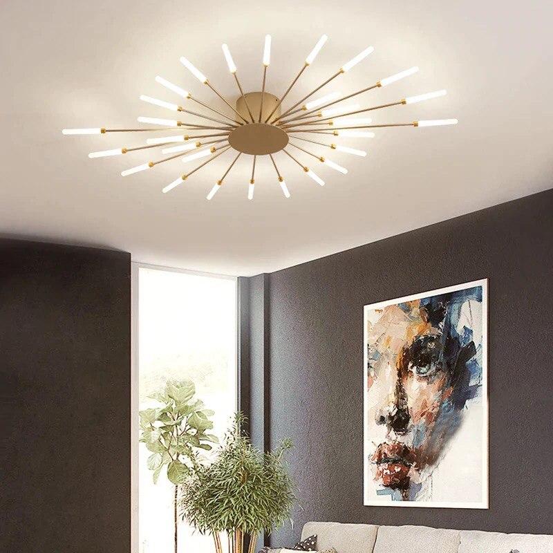 Creative Acrylic LED Flush Chandelier - Image 5