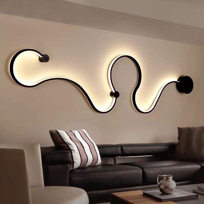 Creative Tape-Like Acrylic Wall Light - Image 3
