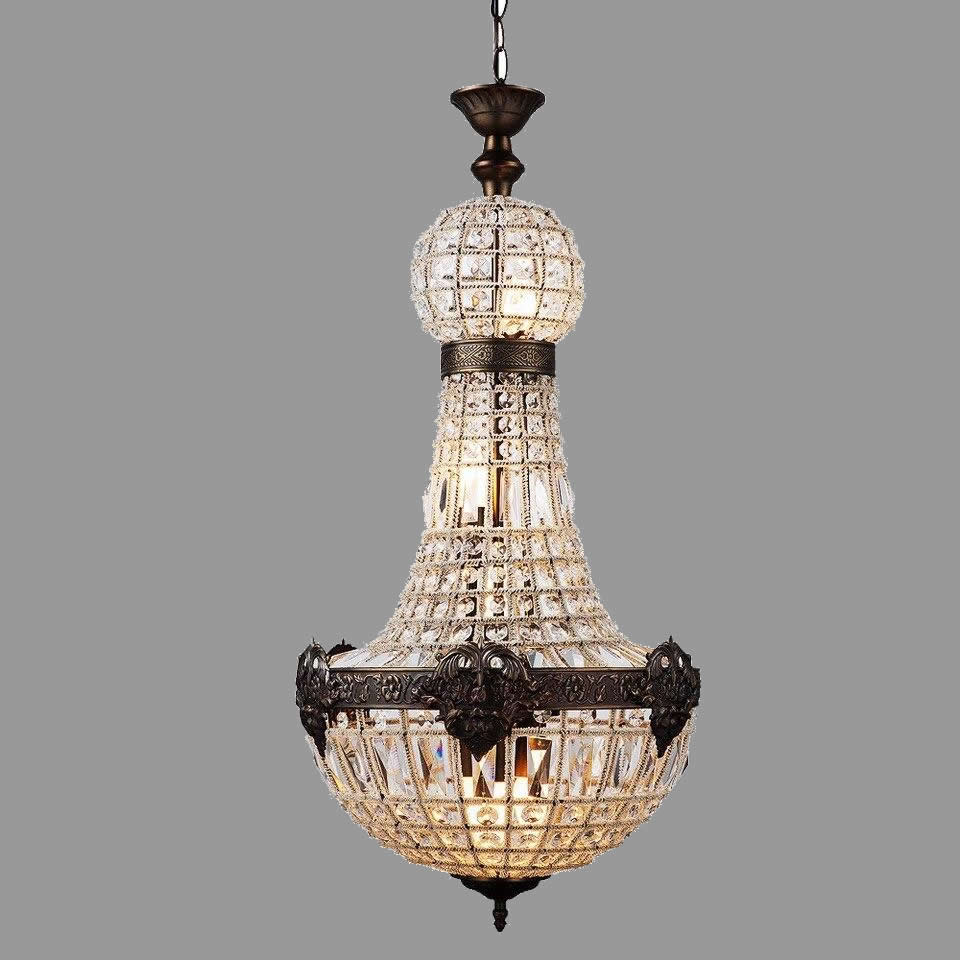 Vintage Style Crystal LED Chandelier
