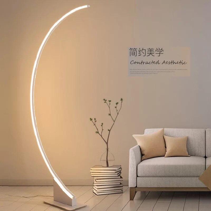 Modern Creative Curved Design Floor Lamp - Image 3