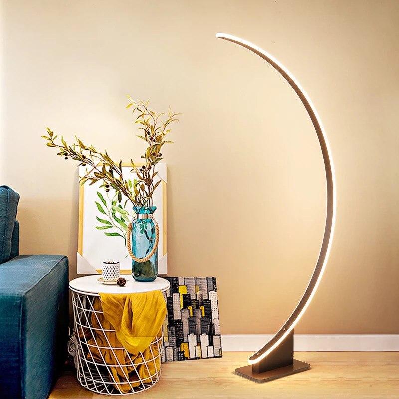 Modern Creative Curved Design Floor Lamp - Image 4