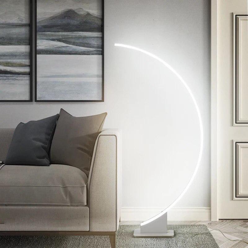 Modern Creative Curved Design Floor Lamp - Image 5