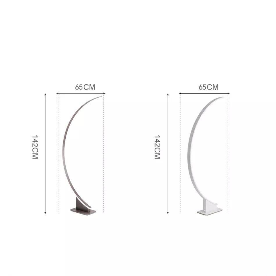 Modern Creative Curved Design Floor Lamp - Image 7