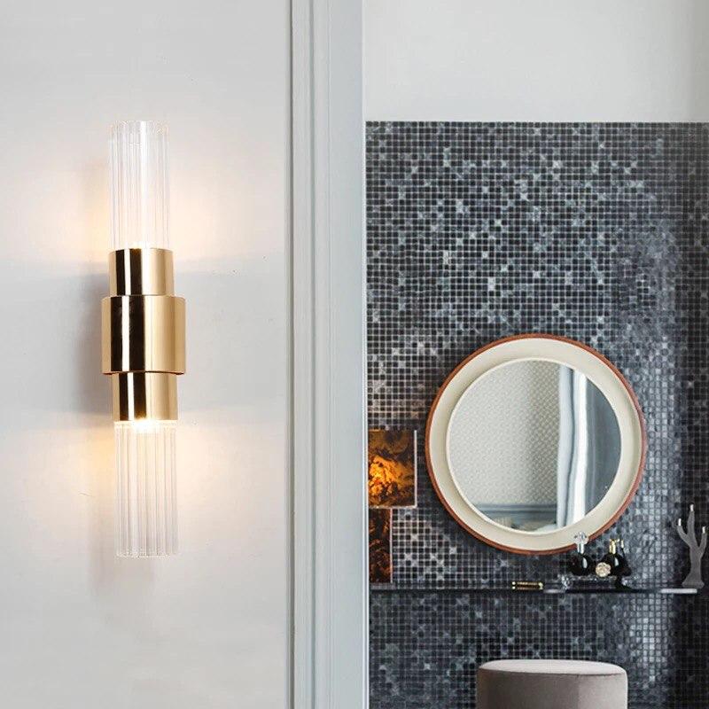 Creative Crystal Candle Design Wall Lamp - Image 2