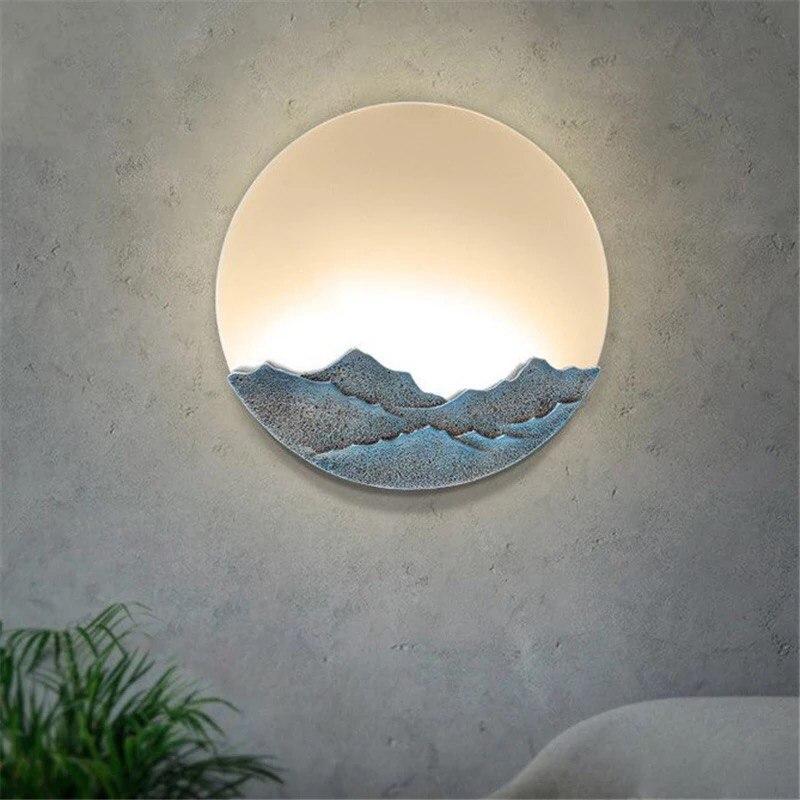 Nordic Creative Artistic Moon LED Wall Lamp - Image 9