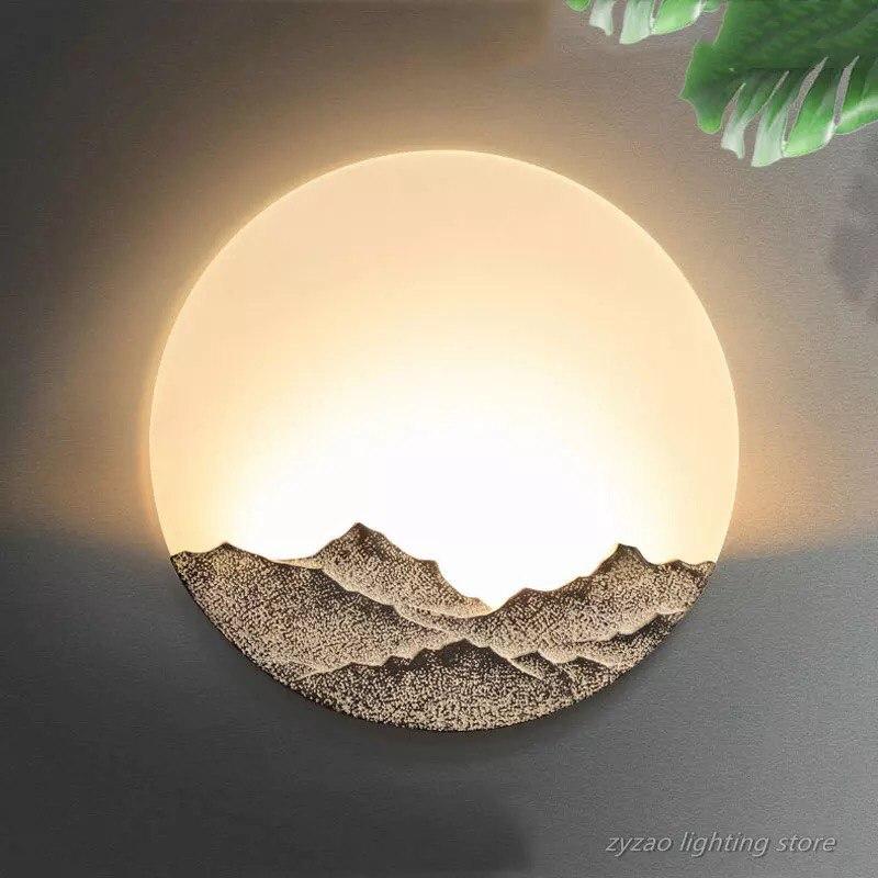 Nordic Creative Artistic Moon LED Wall Lamp - Image 8