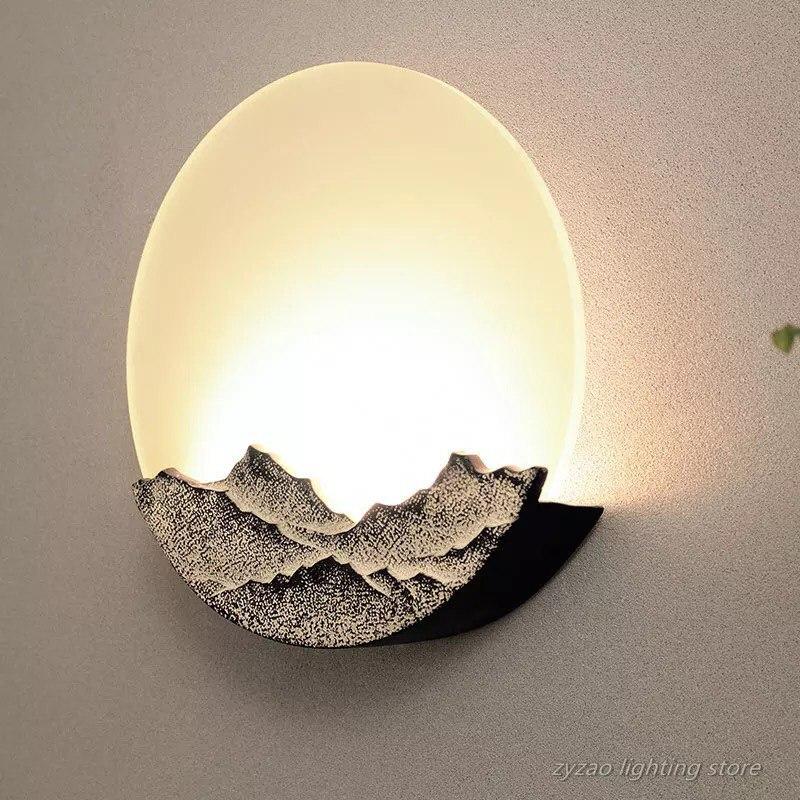 Nordic Creative Artistic Moon LED Wall Lamp - Image 7