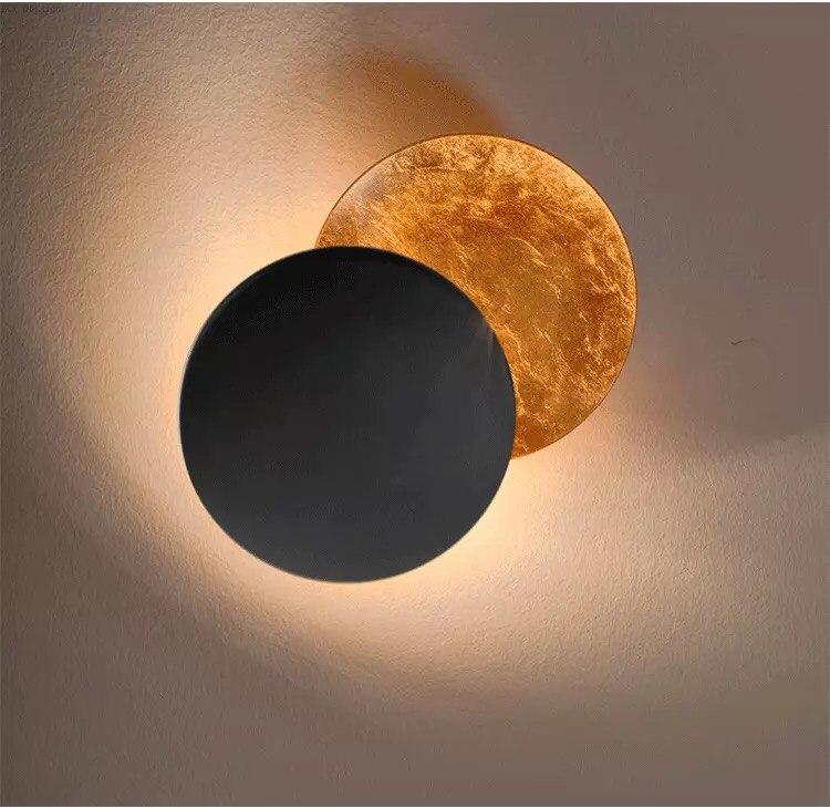 Italian Smith Lederam Solar Eclipse Wall Lamp - Image 9