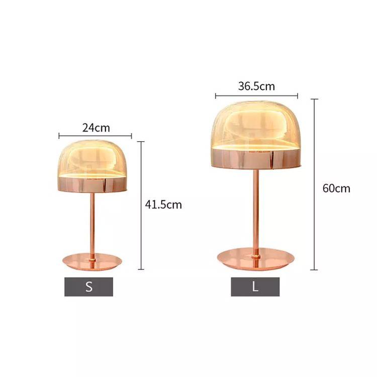 Italian Style Modern Minimalist Metal Table Lamp - Image 2