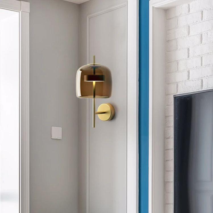 Nordic Creative Frosted Glass Wall Light - Image 2