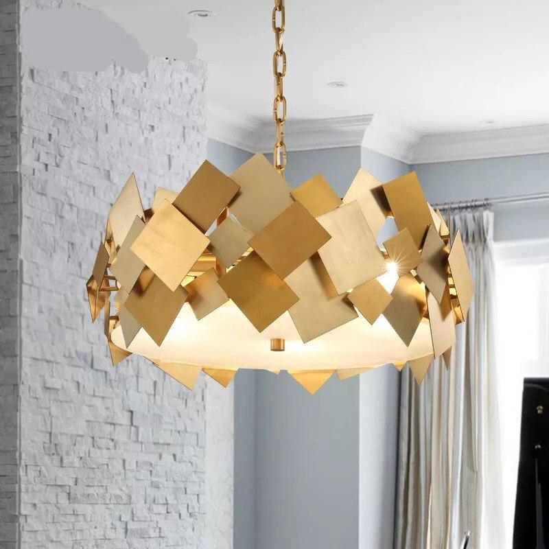 Nordic Modern Luster Gold Chandelier - Image 4