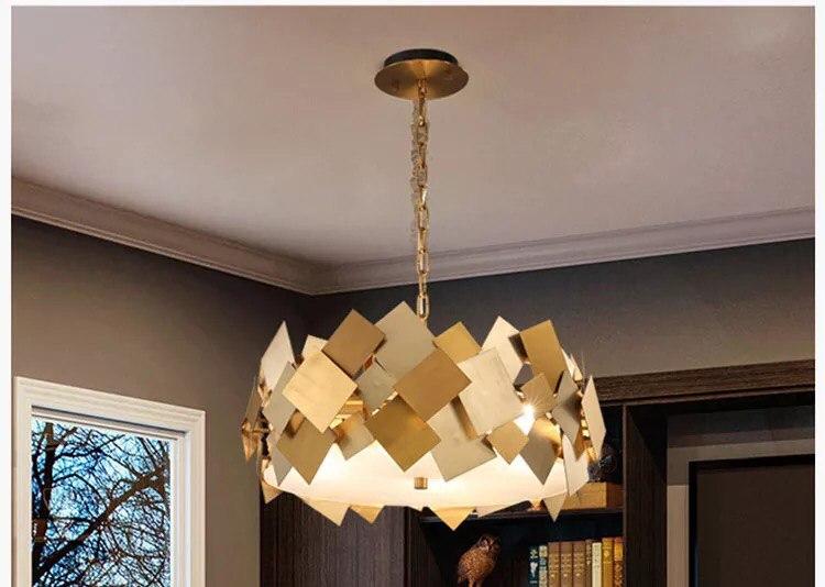 Nordic Modern Luster Gold Chandelier - Image 5