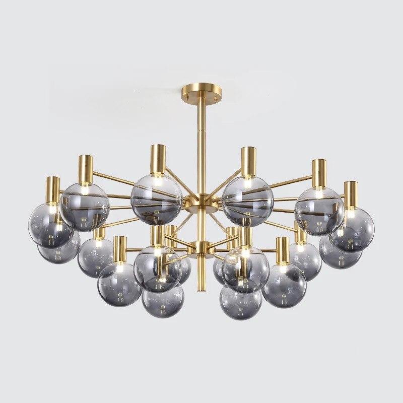 Modern Ball Glass LED Chandelier - Image 4