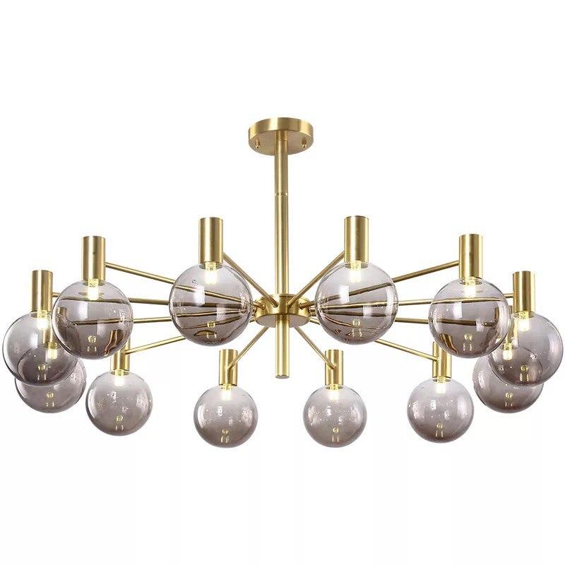 Modern Ball Glass LED Chandelier - Image 2