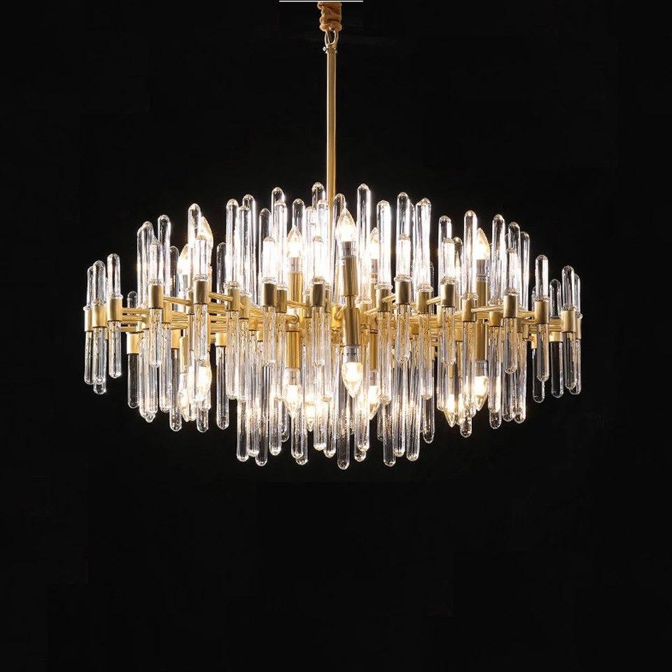 Nordic Modern LED Crystal Chandelier - Image 5