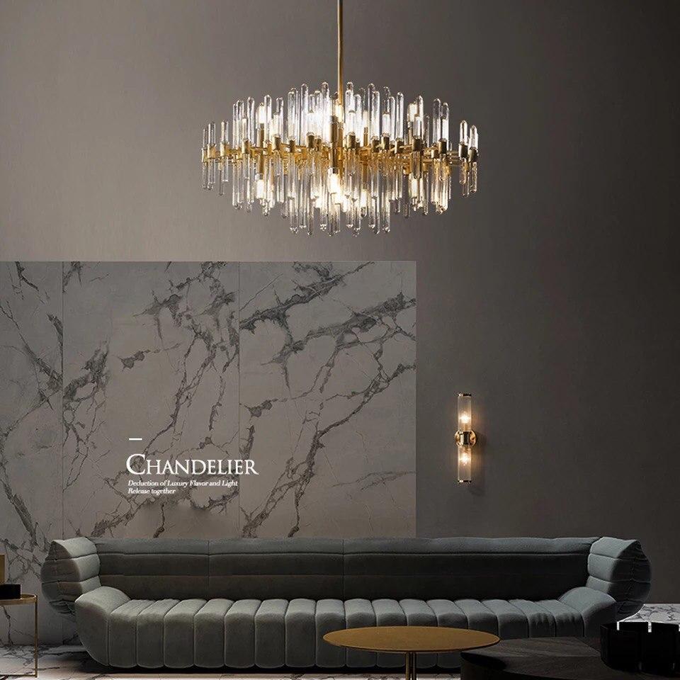 Nordic Modern LED Crystal Chandelier