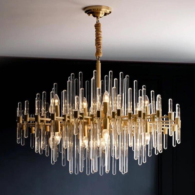 Nordic Modern LED Crystal Chandelier - Image 2