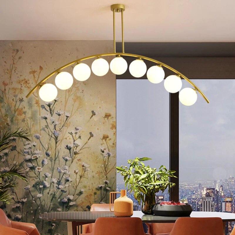 Nordic Modern Glass Ball Pendant Droplight - Image 2