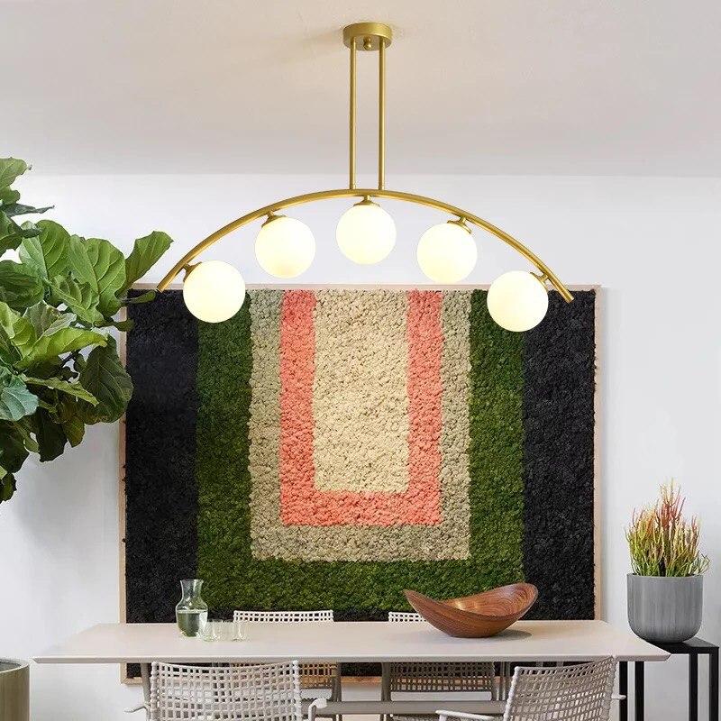 Nordic Modern Glass Ball Pendant Droplight - Image 3