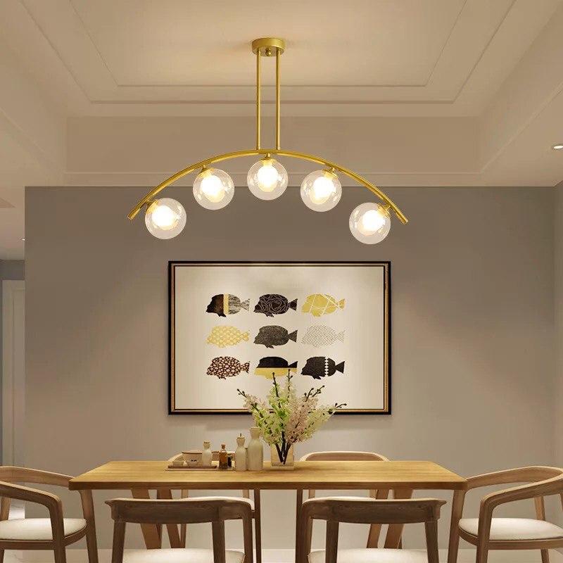 Nordic Modern Glass Ball Pendant Droplight - Image 6