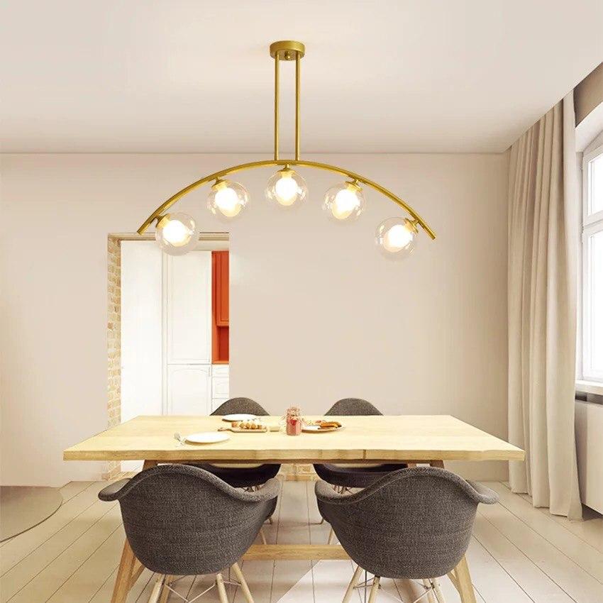Nordic Modern Glass Ball Pendant Droplight - Image 11