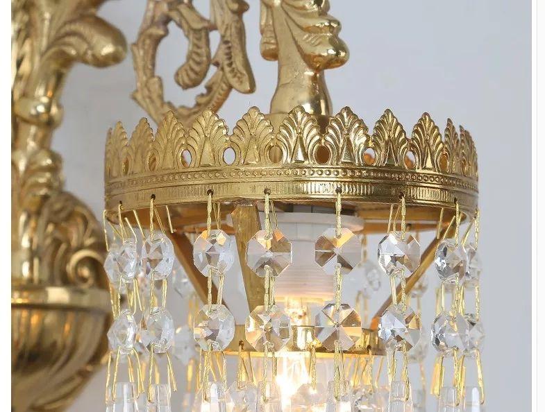 Nordic Vintage Crytal Wall Light - Image 4