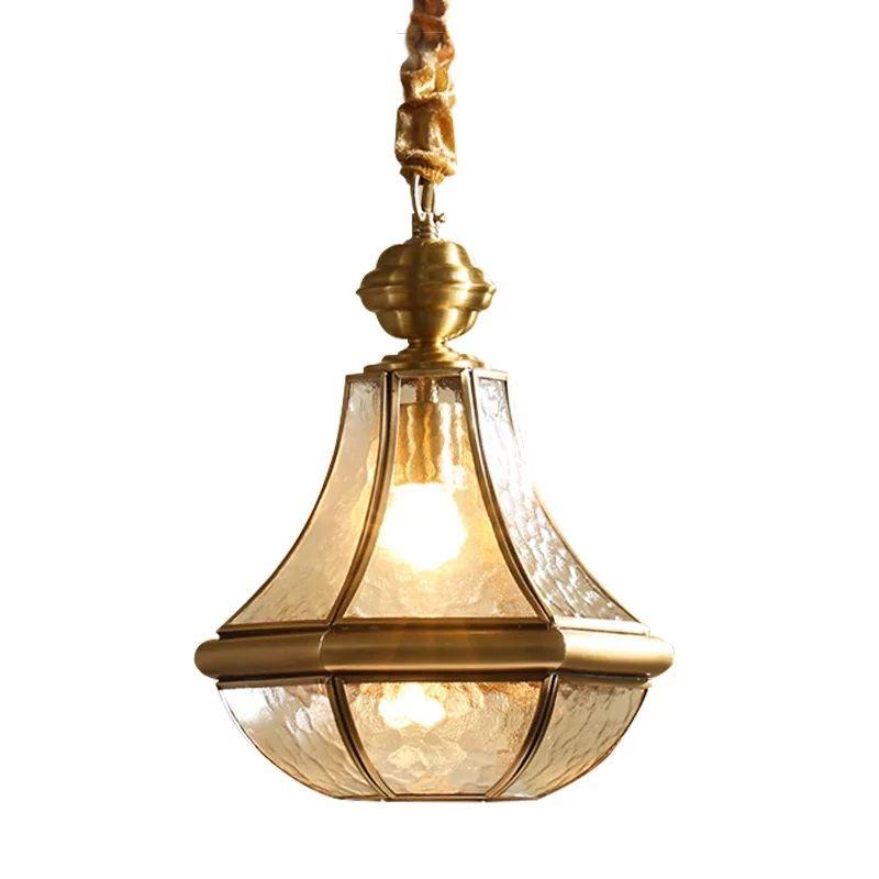 Full Copper American Style Pendant Lamp - Image 8