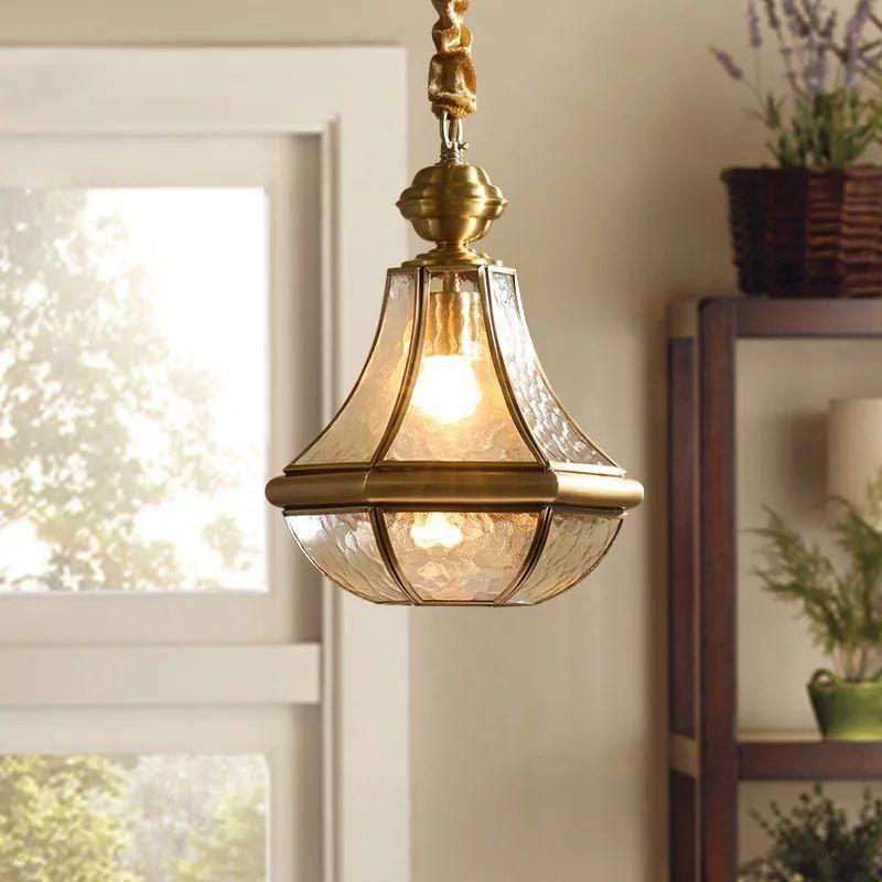 Full Copper American Style Pendant Lamp - Image 7