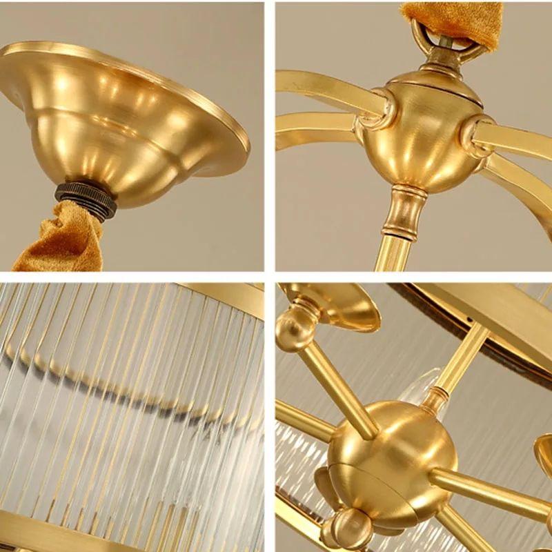 Modern Brass pendant light - Image 2