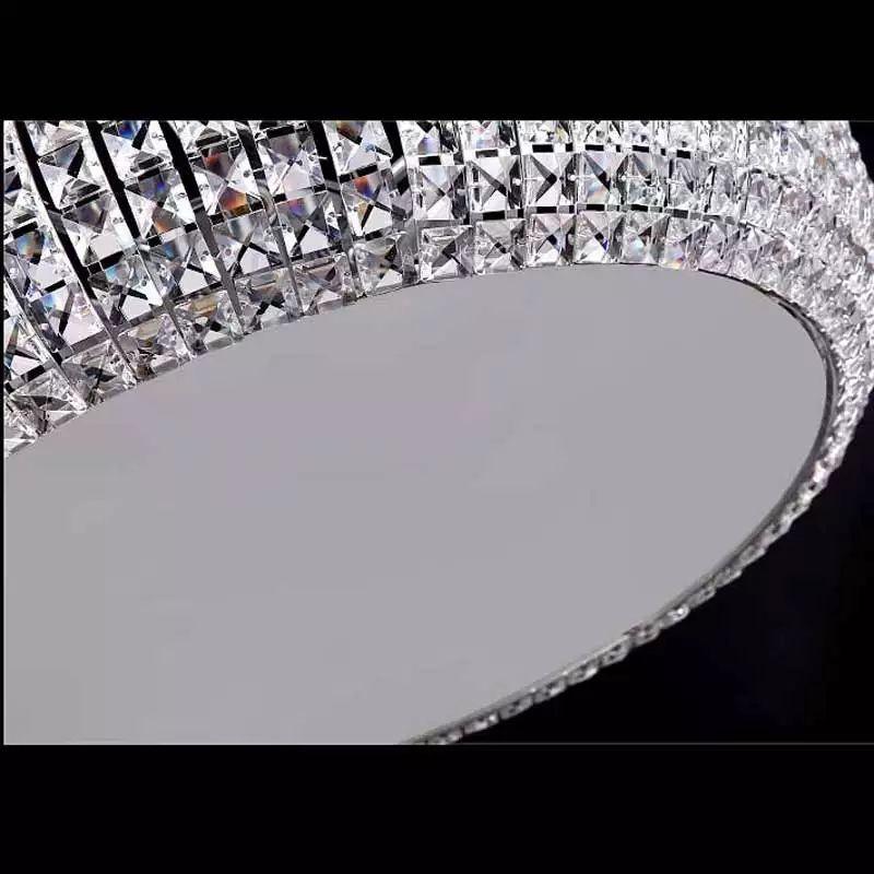 Modern Nordic Round Crystal Pendant Light - Image 5