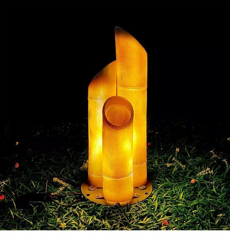 Creative Bamboo Shape Outdoor Garden Lamp - Image 3