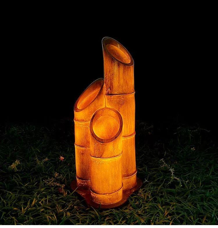 Creative Bamboo Shape Outdoor Garden Lamp - Image 4