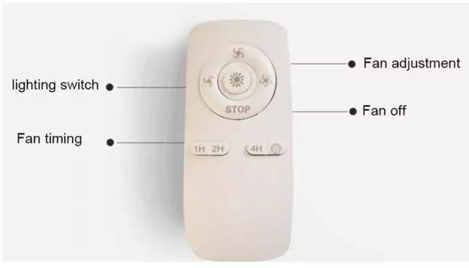 Round Modern Ceiling Fan with Dimmable LED Light - Image 6