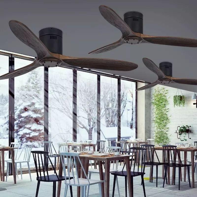 Nordic Industrial Ceiling Fan With Remote - Image 7
