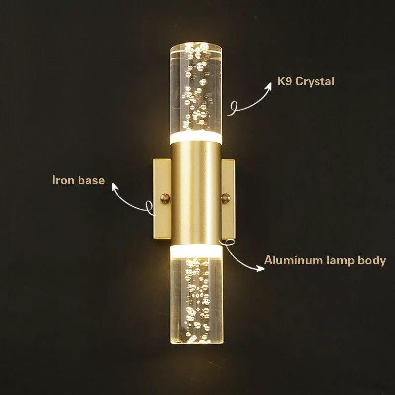 Nordic wall Crystal Lamp - Image 3