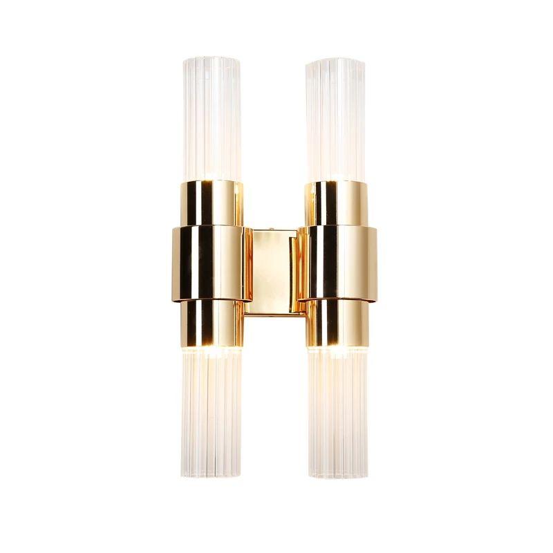 Modern Wall Golden Glass LED Lamp - Image 7