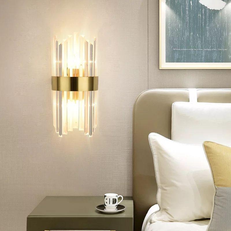 Vintage Crystal Wall Lamp
