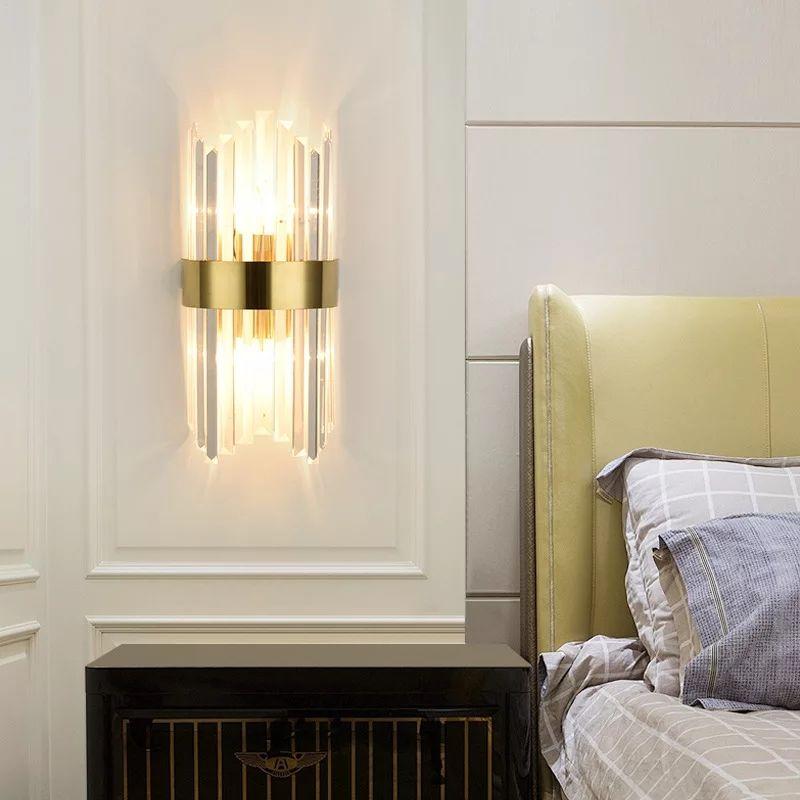 Vintage Crystal Wall Lamp - Image 3