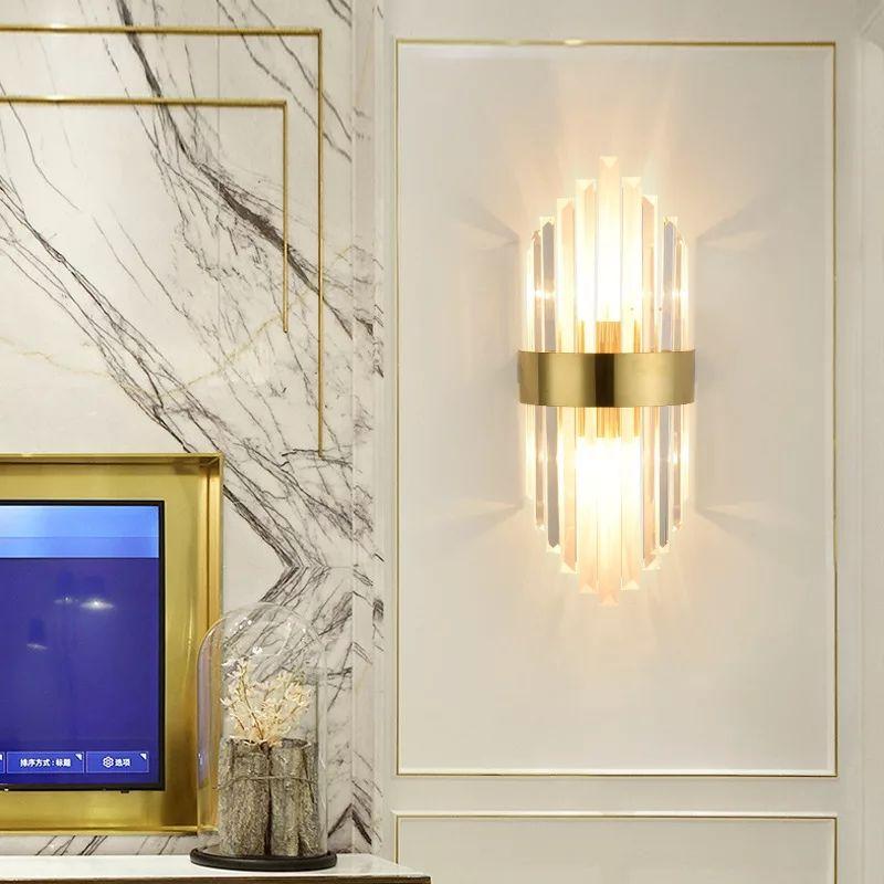 Vintage Crystal Wall Lamp - Image 2