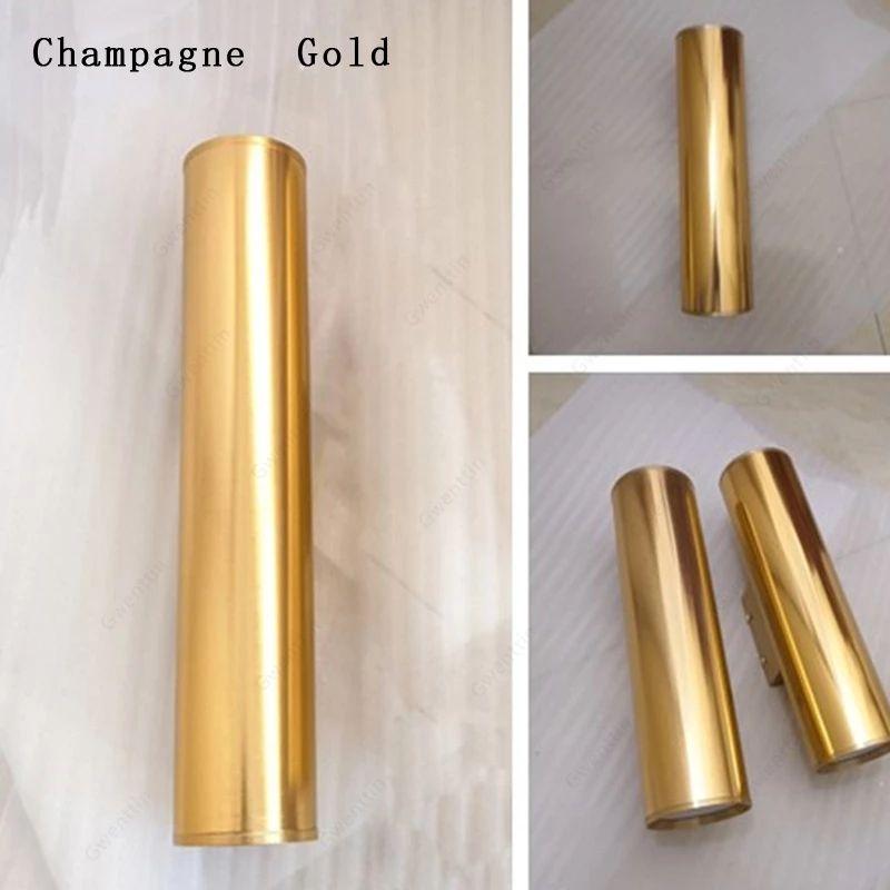Modern Gold Cylinder LED Wall Lamp - Image 2