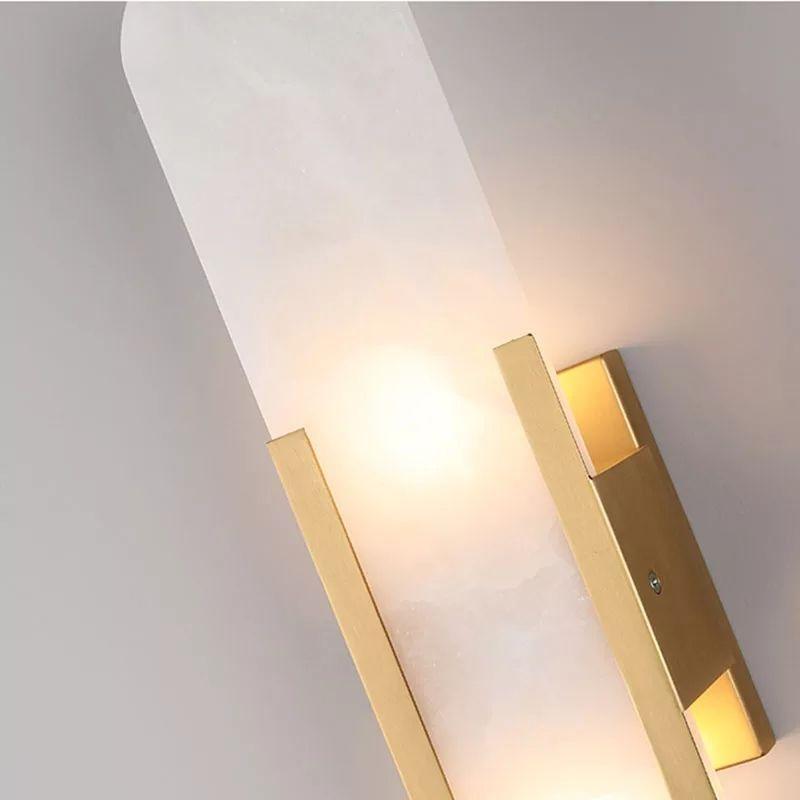 Post-modern Creative Natural Marble Wall LED Lamp - Image 6