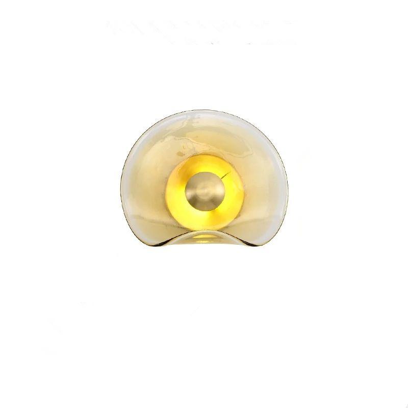 Nordic Copper Glass Wall Light