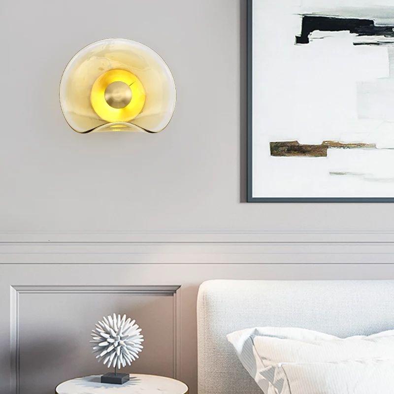 Nordic Copper Glass Wall Light - Image 3