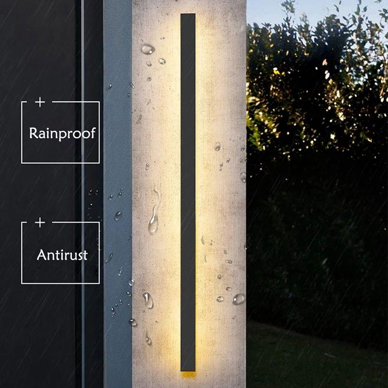 Long Waterproof Outdoor LED Wall Lamp